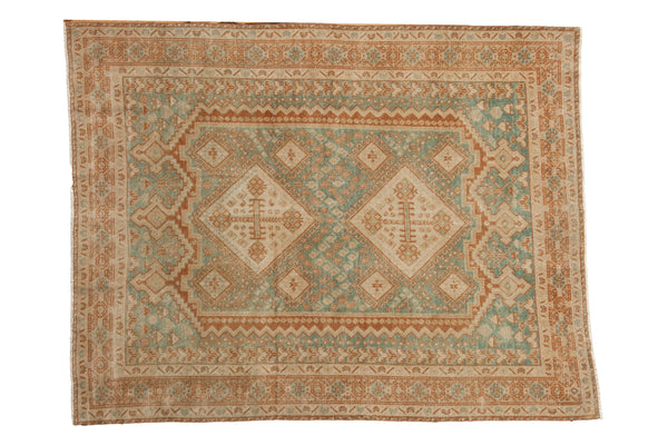 Vintage Distressed Afshar Square Rug // ONH Item: ee004939