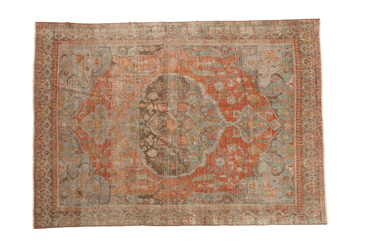 4.5x6 Antique Distressed Malayer Rug