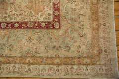 9.5x17 Vintage Distressed Kerman Carpet