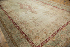 9.5x17 Vintage Distressed Kerman Carpet