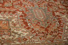 8.5x11.5 Vintage Distressed Heriz Carpet