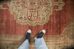 7.5x11.5 Antique Distressed Bijar Carpet