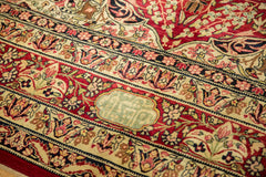 9x12 Antique Fine Tea Washed Kerman Carpet