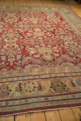 9x11.5 Vintage Distressed Mahal Carpet