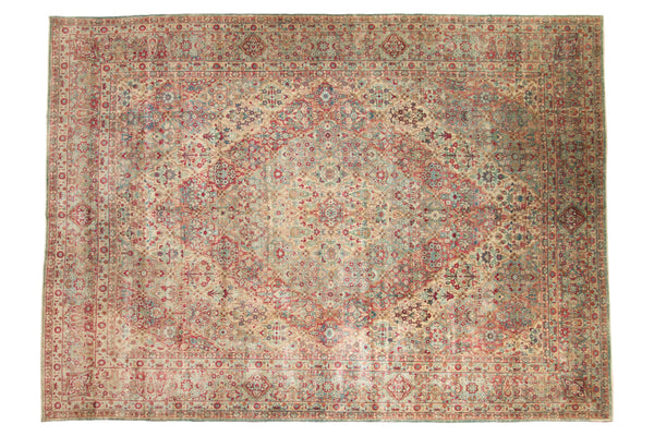Vintage Distressed Kerman Carpet // ONH Item: ee004969