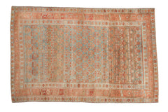 4x6.5 Vintage Distressed Kurdish Hamadan Rug