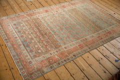 4x6.5 Vintage Distressed Kurdish Hamadan Rug