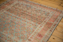 4x6.5 Vintage Distressed Kurdish Hamadan Rug