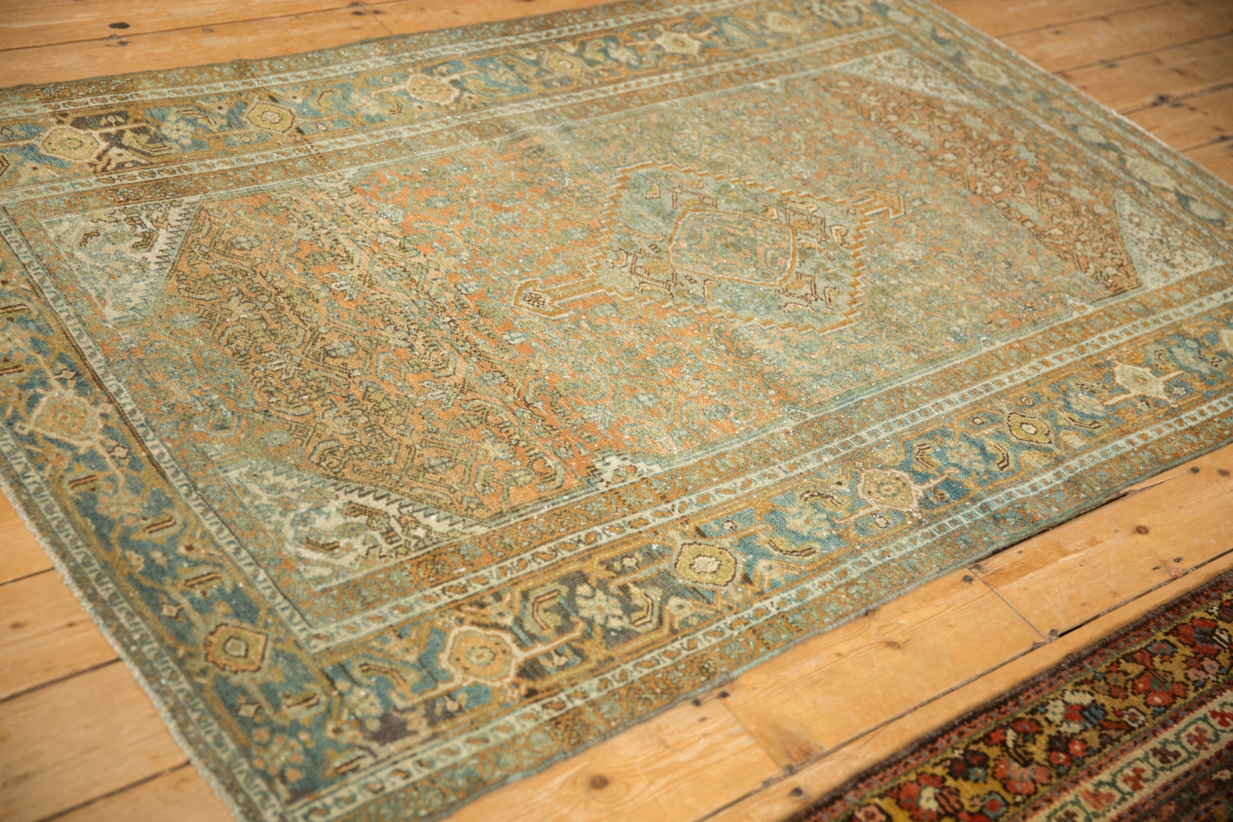 Vintage Bibikabad Persian Rug 4'4