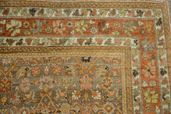 4x5 Vintage Distressed Bijar Square Rug