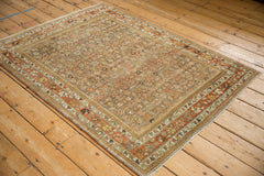 4x5 Vintage Distressed Bijar Square Rug