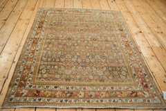 4x5 Vintage Distressed Bijar Square Rug