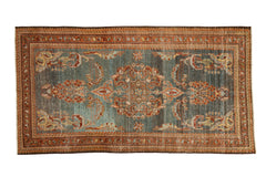 3.5x6.5 Vintage Distressed Kurdish Hamadan Rug