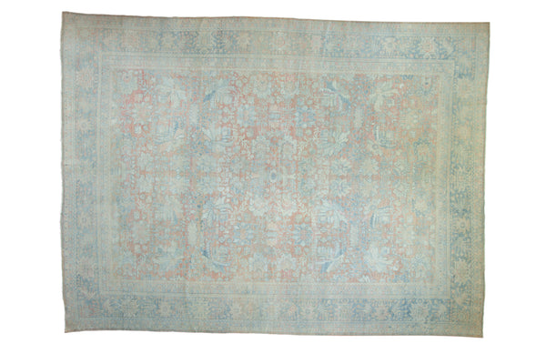 RESERVED 10.5x14 Vintage Distressed Mahal Carpet