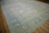 RESERVED 10.5x14 Vintage Distressed Mahal Carpet