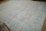 RESERVED 10.5x14 Vintage Distressed Mahal Carpet