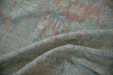 RESERVED 10.5x14 Vintage Distressed Mahal Carpet