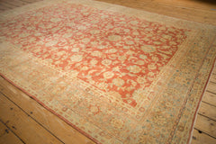 8x11 Vintage Distressed Kashan Carpet