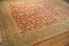 8x11 Vintage Distressed Kashan Carpet