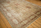 Faded ivory and rust 