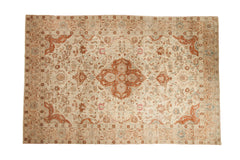 7x11 Vintage Distressed Tabriz Carpet