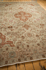 7x11 Vintage Distressed Tabriz Carpet