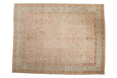 10x13 Vintage Distressed Tabriz Carpet