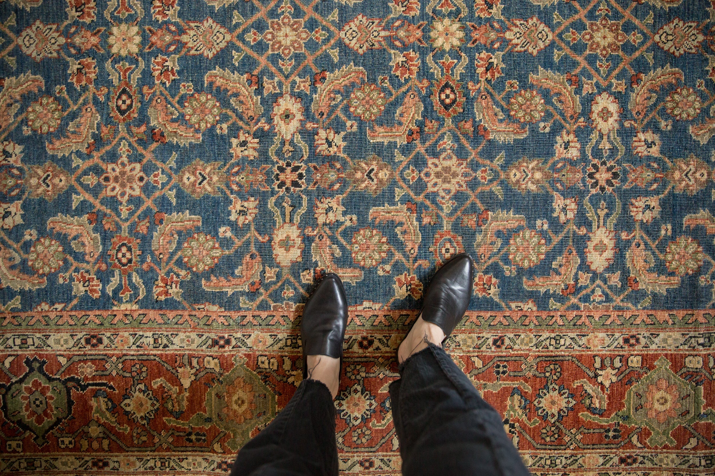 Afghani Mahal Design Carpet // ONH Item: ee005017, Image 1