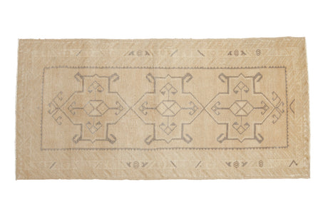Vintage Distressed Oushak Rug Runner // ONH Item: ee005018