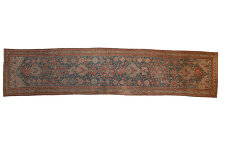 Vintage Distressed Malayer Rug Runner // ONH Item: ee005022