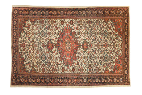 7x10 Antique Farahan Sarouk Carpet