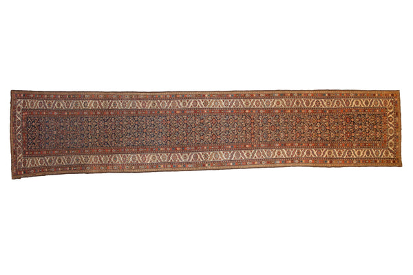 Antique Fine Malayer Rug Runner // ONH Item: ee005025