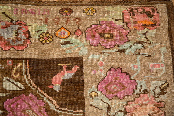 Vintage Distressed Oushak Carpet // ONH Item: ee005038, Image 3