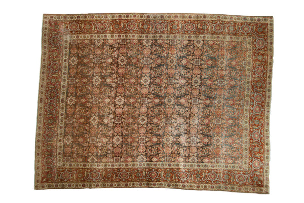 Vintage Distressed Tabriz Carpet // ONH Item: ee005044
