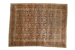 7x9.5 Vintage Distressed Tabriz Carpet