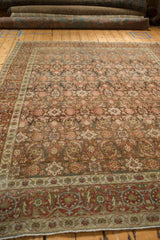 7x9.5 Vintage Distressed Tabriz Carpet