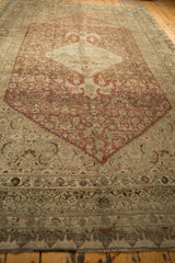 7.5x11.5 Antique Distressed Bijar Carpet