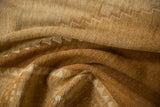 Hand-knotted foundation and visible knot heads on the reverse of a vintage Kars carpet.
