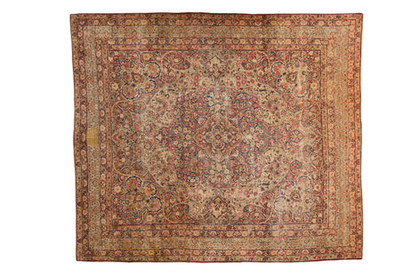 10x11.5 Antique Kerman Carpet