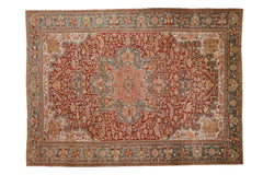 8.5x12 Vintage Fine Distressed Ahar Carpet