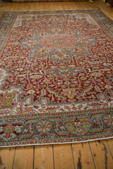 8.5x12 Vintage Fine Distressed Ahar Carpet