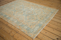 5x6.5 Vintage Distressed Afshar Rug