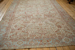 8x10.5 Vintage Distressed Heriz Carpet