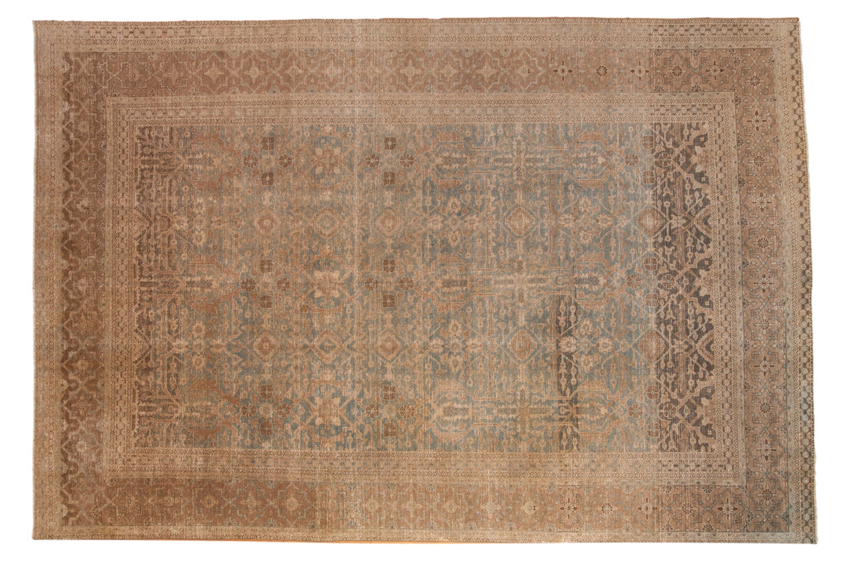 7.5x11 Antique Distressed Tabriz Carpet