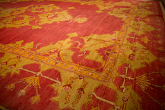 12.5x18 Antique Oushak Carpet