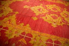 12.5x18 Antique Oushak Carpet