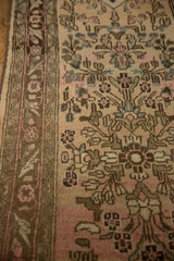 2.5x10.5 Vintage Distressed Bibikabad Rug Runner