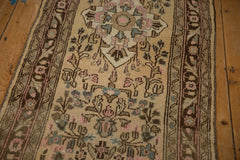 2.5x10.5 Vintage Distressed Bibikabad Rug Runner