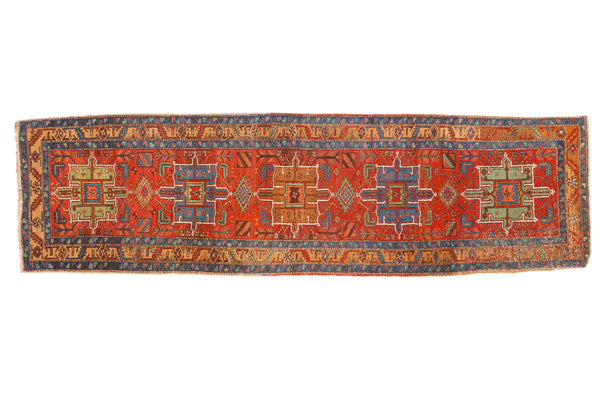 Antique Heriz Rug Runner // ONH Item: ee005105