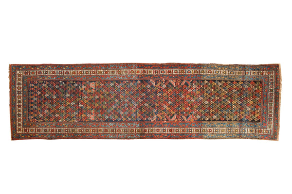 Vintage Kurdish Hamadan Rug Runner // ONH Item: ee005106